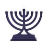 Zion Judaica Mini LED Hanukkah Menorah Battery or USB Operated
