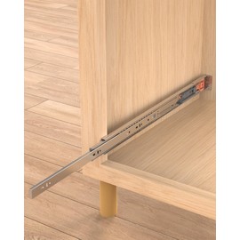 Chibery 1 Pairs Rear Mounting Brackets for Face Frame Drawer Slide - MS4515, Cabinet Drawer Bracket Replacement Parts for 1.77 inch(45mm) Width Furniture Kitchen Gildes