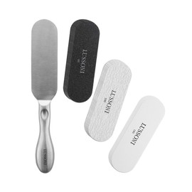 T4B LUSSONI Removable File Board Steel With 15 Removable Files For Pedicure In 80, 100 And 180 Grit