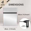 Creatorally ABS Plastic Plate, Laser Blanks for Engraving 30 x