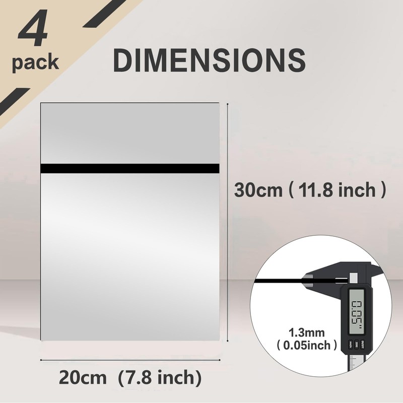 Creatorally ABS Plastic Plate, Laser Blanks for Engraving 30 x