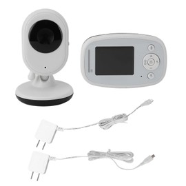 Baby Monitoring Camera 2.4in Screen 2 Way Talking Night Vision Automatic Wake Up Video Baby Monitoring Camera for Home Indoor US Plug AC100 to 240V 50 60HZ