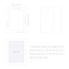 Monolike Standing Paper Photo Frame, Black, 5x7 Inch Standing Paper