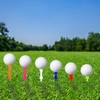 PUFEUOO 180 Pack Plastic Golf Tees, 6 Different Sizes Golf