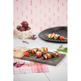 WMF Kaiser Inspiration Tin Round Non Stick Loose Driptec Structure for Fettreduzierte Krusty Results 37 x 35 x 2.5 cm