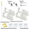 Self Ear Piercing Kits - 18pcs/Set Painless Disposable Sterile Gun