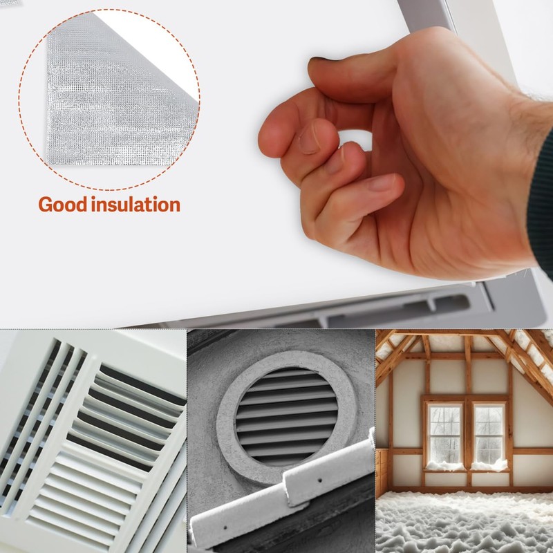 Attic Fan Cover, Whole House Insulation Cover for Vents with