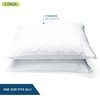 Molecule Cooling Gel Memory Foam Adjustable Standard Size Pillow, 2-Pack,