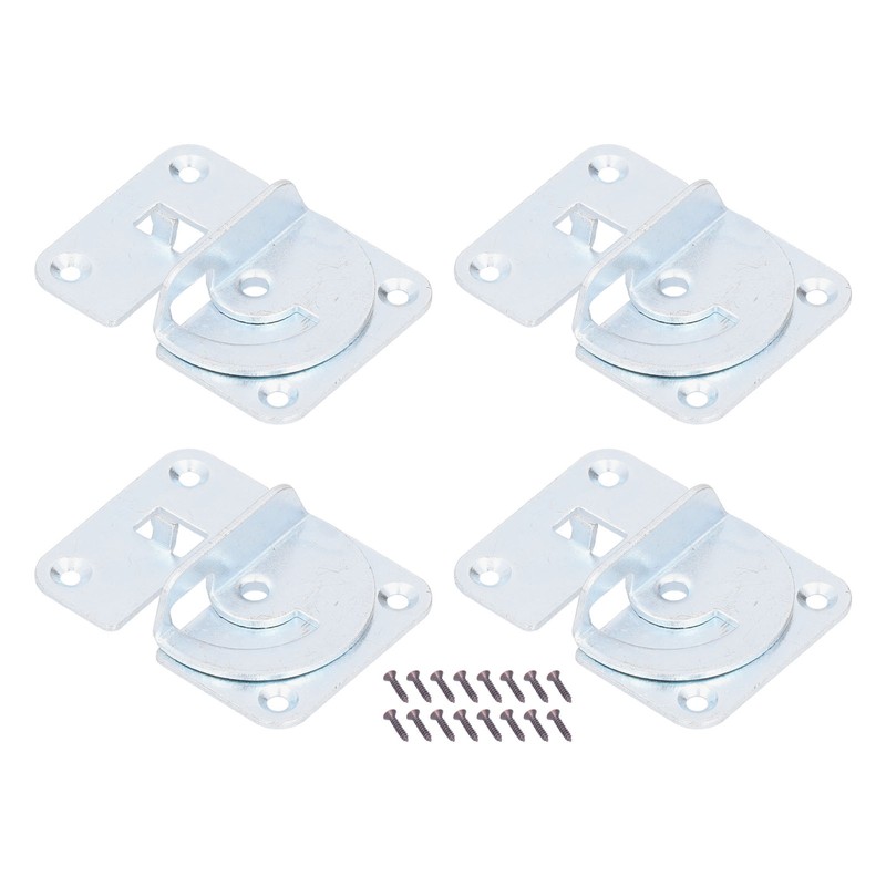 4PCS Bed Rail Bracket Heavy Duty Stainless Steel Bed Rail