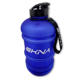 EKNA Bottle - 2.2 Litre Water Bottle with Level Indicator - Ideal for Daily Water Needs - For Everyday Use - Fitness & Travel - BPA Free (2200 ml, Light Blue-v2)