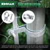 KINNAN 24 Pack 2-3/8'' Galvanized Steel Chain Link Tension Bands