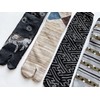 Men's Tabi Socks Comfortable Cotton Blend With Heels, 9.8 -