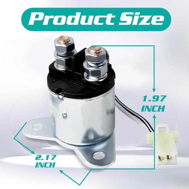 Starter Motor Solenoid With 2-Wire Plug Compatible with Predator 7250/9000W