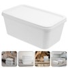 Kichvoe Ice Cream Container with Lid Rectangle Dessert Storage Tubs