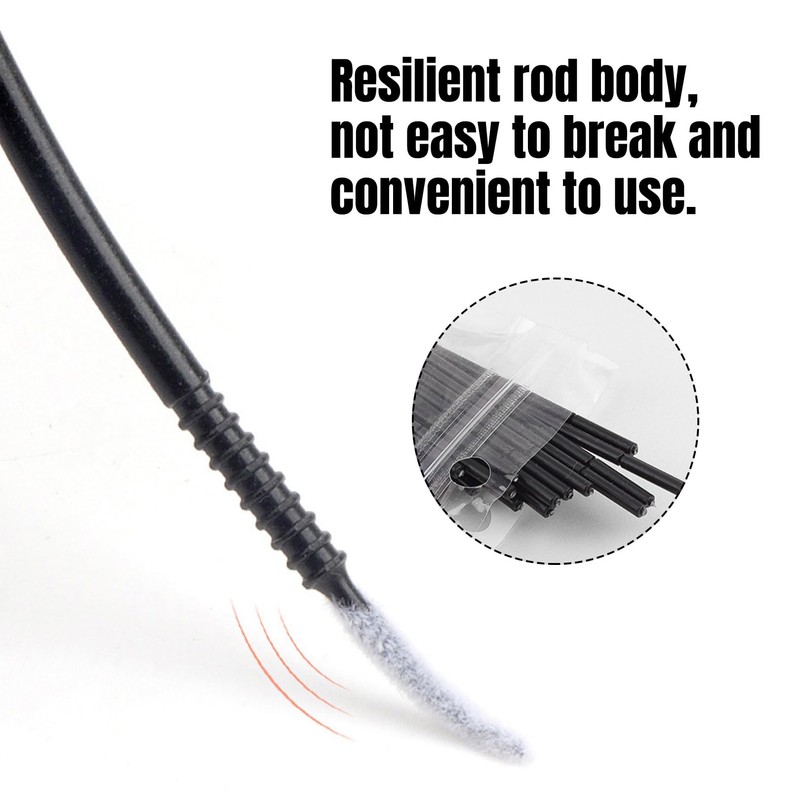 200 Pcs Micro Applicators Brushes, Disposable Applicator Brush with Bendable