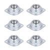 Transfer Bearing Casters,Tianher 6 Pcs Roller Ball Transfer Bearing Casters