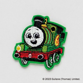Olympus C229 Embroidered Patch Thomas the Tank Engine Seal, Iron, Dual Type, Percy C229, Size: Approx. 1.6 x 1.5 inches (4 x 3.7 cm)