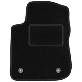 Wielganizator Car Mat - Suitable for Peugeot 2008 I Crossover 2013-2019 - Velour - Car Accessories - Car Floor Mats - Floor Mat Car - 1 Piece - Black