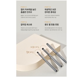 Studio 17 Lip Brush Portable Cap Flat 3 Pieces 211 / 스튜디오17 립 브러쉬 휴대 포터블 캡 플랫 3개 211