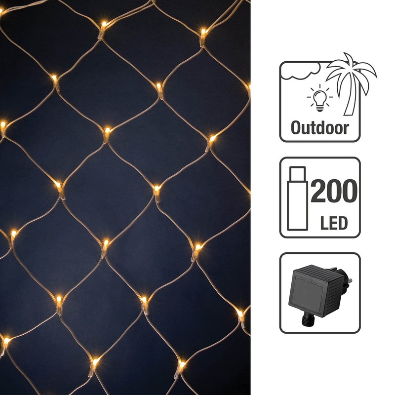 Hellum LED-Light Net for Outdoor Use