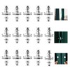 Magnetic Curtain Clips, 15 Pairs Buckle Holdback - Easy to
