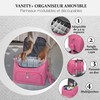 Travel Semi-Rigid Cosmetic Bag 25cm Cosmetic Bag KINSTON, Set Pink
