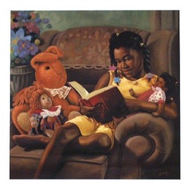 Yes, Jesus Loves Me 27 x 27in - Henry Lee Battle