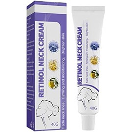2PCS Retinol Crema para el Cuello, Crema Reafirmante para el Cuello, Crema para el Cuello con Retinol y Aceite de Fruta de Oliva Vitamina E, Crema para el Escote, Crema Reductora de Doble Mentón, Crema Reafirmante para la Piel, Crema Antiarrugas (2 pcs)