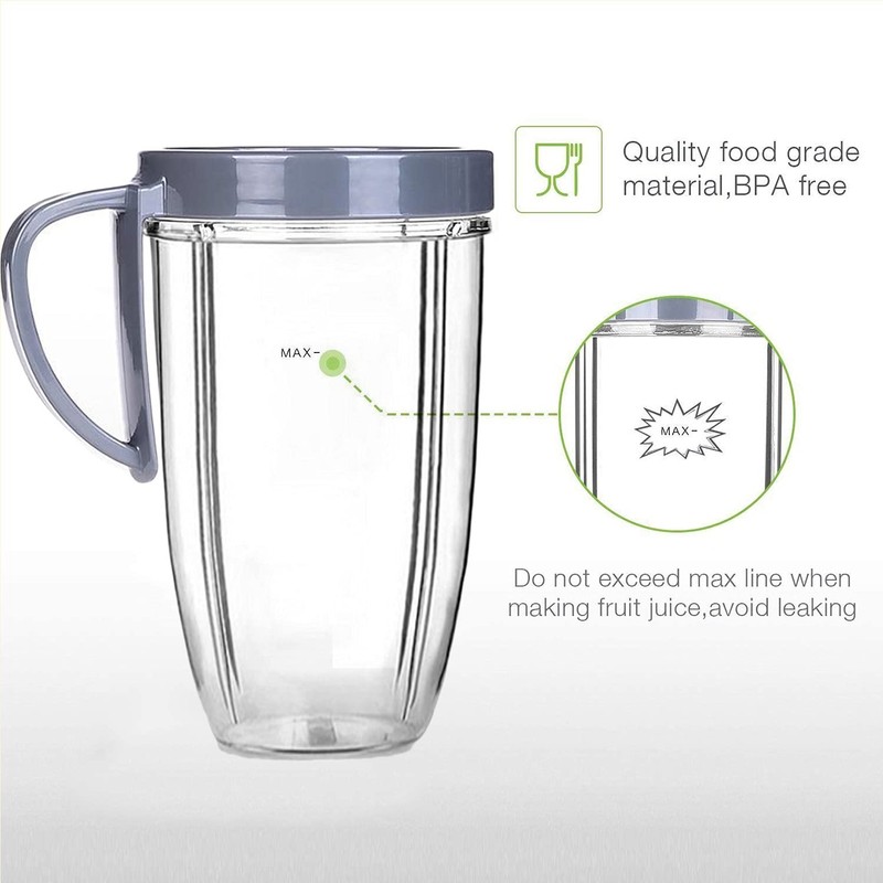 Winthai Replacement Parts Compatible with Nutribullet Cups, 2 Pieces 32