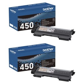 Brother BND00665 TN450 High Yield Toner Cartridge Black (2-Pack)