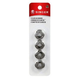 SINGER 2139 Class 66 Bobbins, Metal, 4-Count,