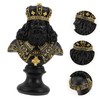GRIRIW Desktop Chess Sculpture Chic Office Decor Stylish Chess Status