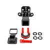 WeiSen 2" Rear Towing Trailer Receiver Hitch with 3/4" D-ring