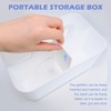 WSAMJIN Multipurpose Caddy Organizer, 5 Slots Basket Bin with Handle,