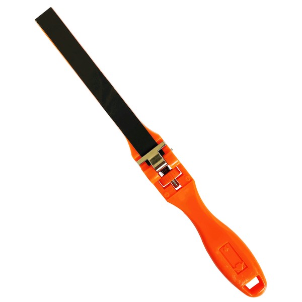 Sanding File has a clip system that easily accepts the