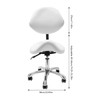 GXFCHYL Saddle Stool,Saddle Chair with Back Support,Height Adjustable Saddle Stool