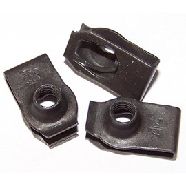 Auveco # 12669 Extruded U-Nut M6-1.0 Screw Size. Qty 25.