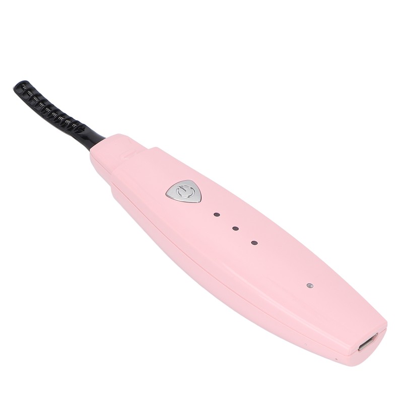 Heated Eyelash Curler USB Rechargeable Electric Lash Curling Tool for