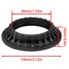Durable E26 Light Socket Rings/ 2PCS Black Lamp Shade Collar