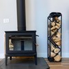 YOHSNOR Indoor Firewood Rack - Adjustable Storage Holder for Fireplace