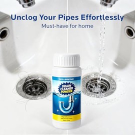 Powerful Drain Cleaner Powder - Clog Remover for Home Plumbing