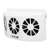 Car Exhaust Fan Solar Powered 3 Fans Ventilation Cooling Odor