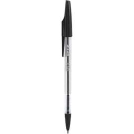 Pilot, bolígrafo BPT-P, punto fino (0.7 mm), tinta base aceite, color negro, caja con 12 piezas