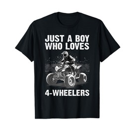 Cute ATV Design For Men Boys 4 Wheeler Racing Quad ATV Rider T-Shirt