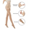 CozyWow Women's Semi Opaque Tights 80 Denier High Waist Control