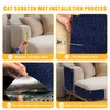 Cat Scratch Mat,118.5"x17.4" Trimmable Self-Adhesive Cat Scratch Furniture Protector, Sticky
