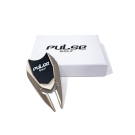 PulseGolf Divot Tool with Ball Marker (Silver)