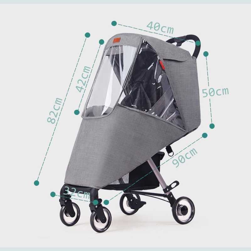 Stroller Rain Cover Baby Travel Weather Shield Universal Stroller Cover