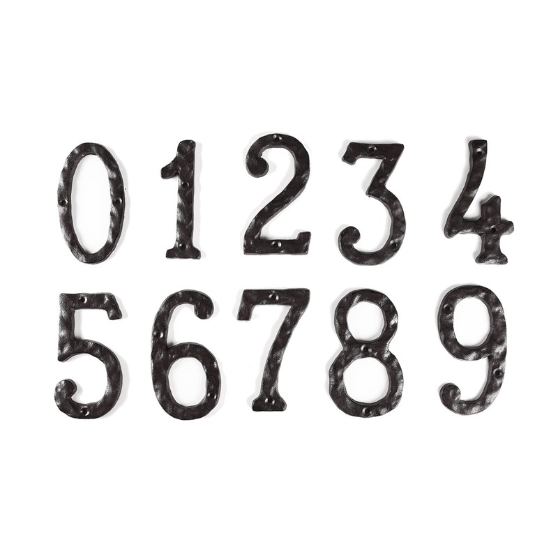 STCREE Cast Iron House Numbers 14.5cm Mailbox Numbers Address Numbers