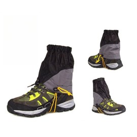 TATACLEA Short Leg Gaiters,Shoe Covers,Hiking Gaiters,Lightweight and Adjustable, Available in all seasons,Waterproof,for Men and Women Hiking, Mountaineering,Walking, Hunting(Classic Black)